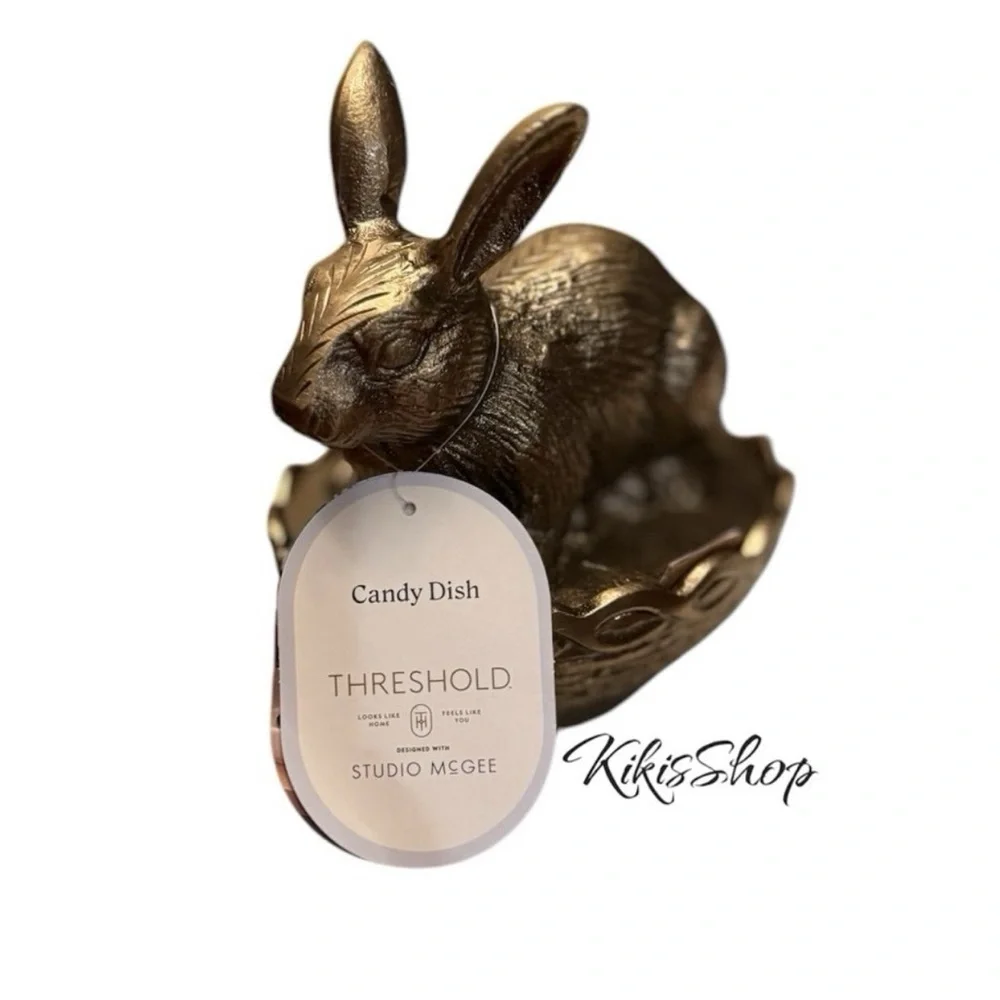 Studio McGee Cast Metal Bunny Candy Dish - Threshold